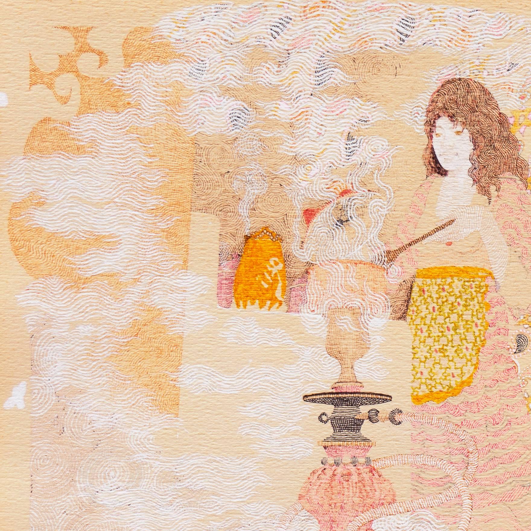 'Life Among the Clouds', Hookah, Persian, Indian, Sufi, Hashish, Pipe Dreams For Sale 3