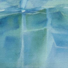 'Refracted Sunset, Coral and Ocean Blue', Seascape