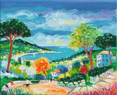 'Cap Ferrat', Academy of Fine Arts of Rouen, Mandelieu-la-Napoule, Benezit, Oil