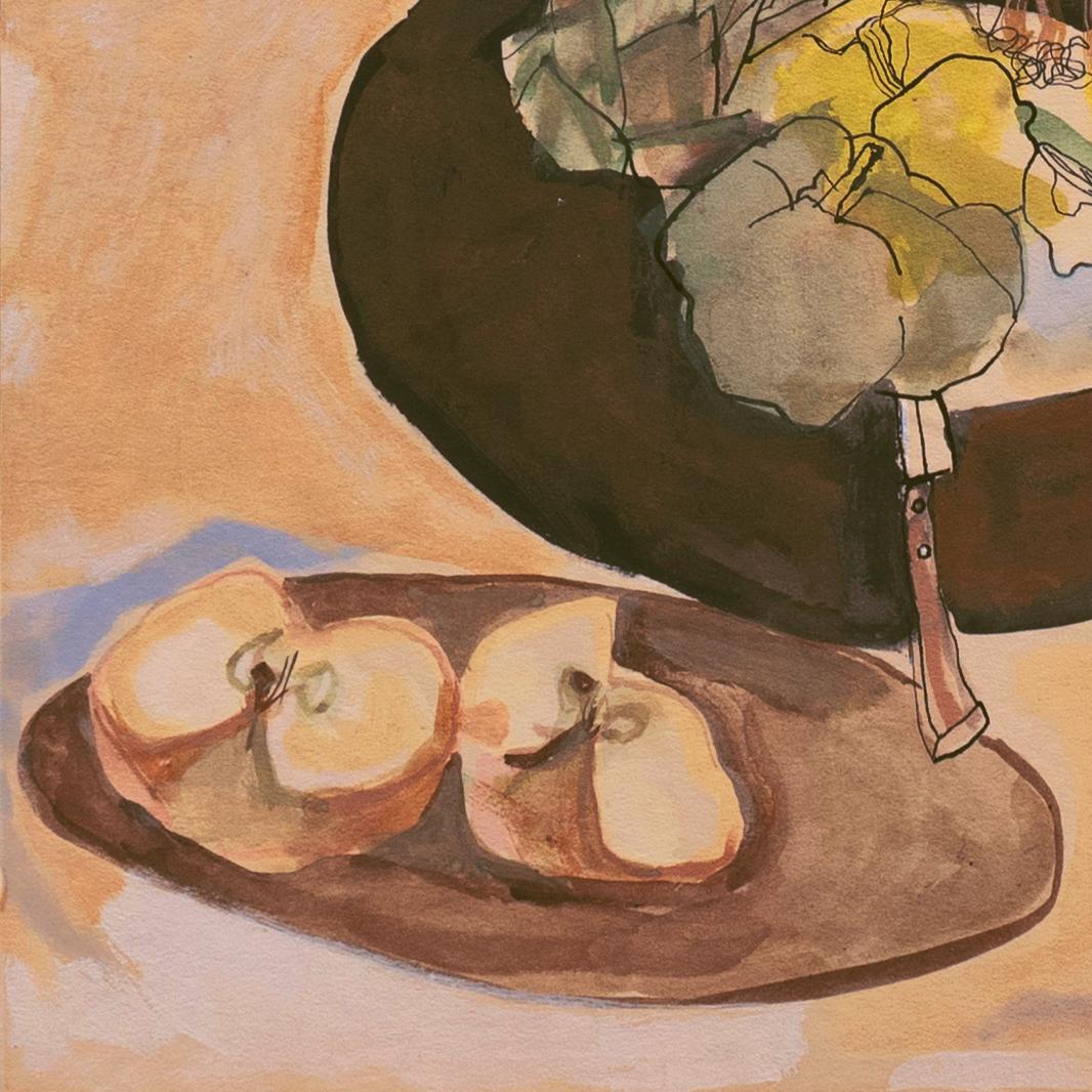 « Still Life, Jade and Gold », artiste féminine, Berkeley, San Francisco Museum of Art - Beige Still-Life par Millicent Tomkins