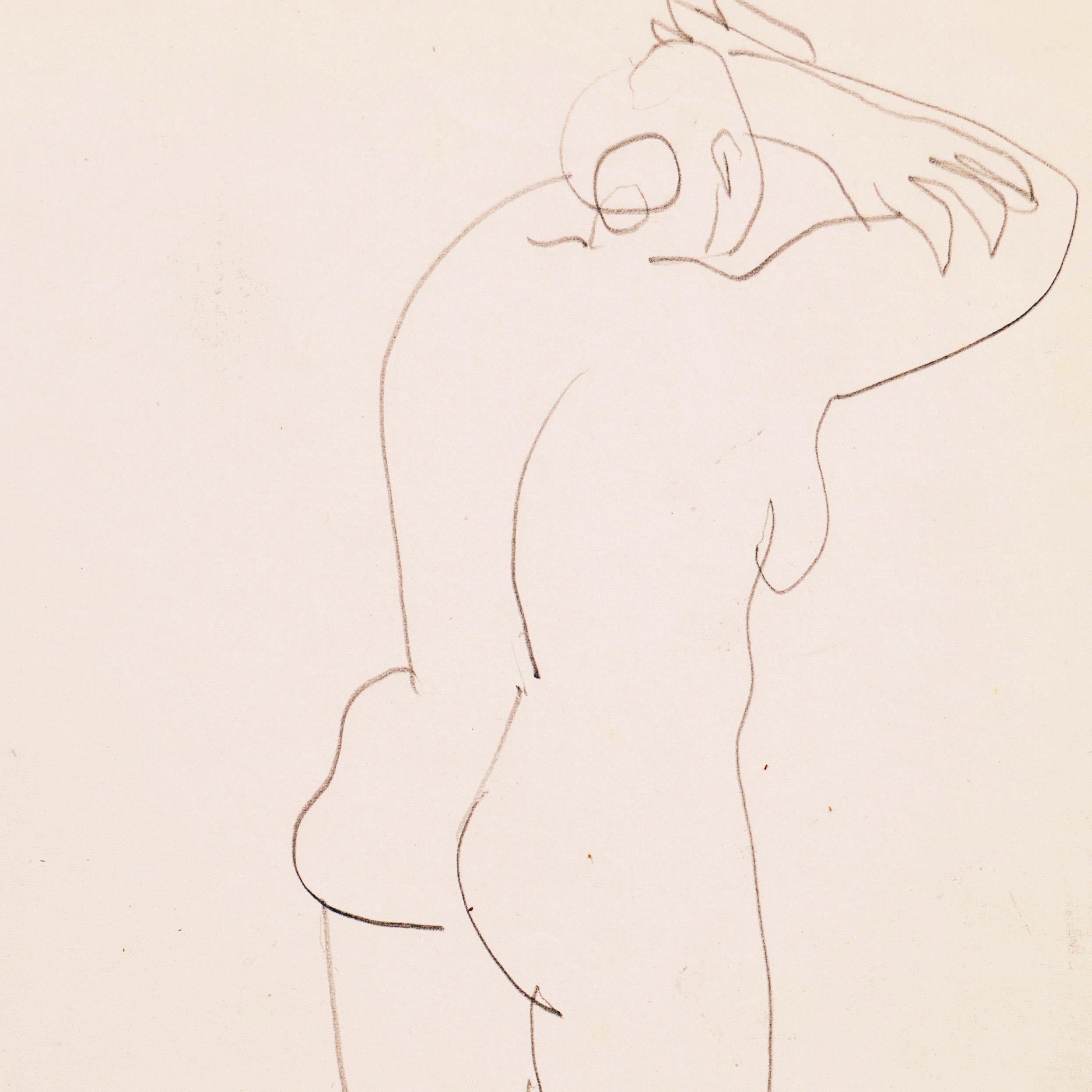 Signed lower right, 'Di Gesu' for Victor Di Gesu (American, 1914-1988), dated 1954 and inscribed with roman numeral, '4'; additionally stamped verso with certification of authenticity. 

Winner of the Prix Othon Friesz, Victor di Gesu first attended