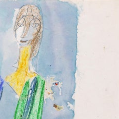 'Seated Woman', Paris, Louvre, Salon d'Automne, Académie Chaumière, LACMA, SFAA