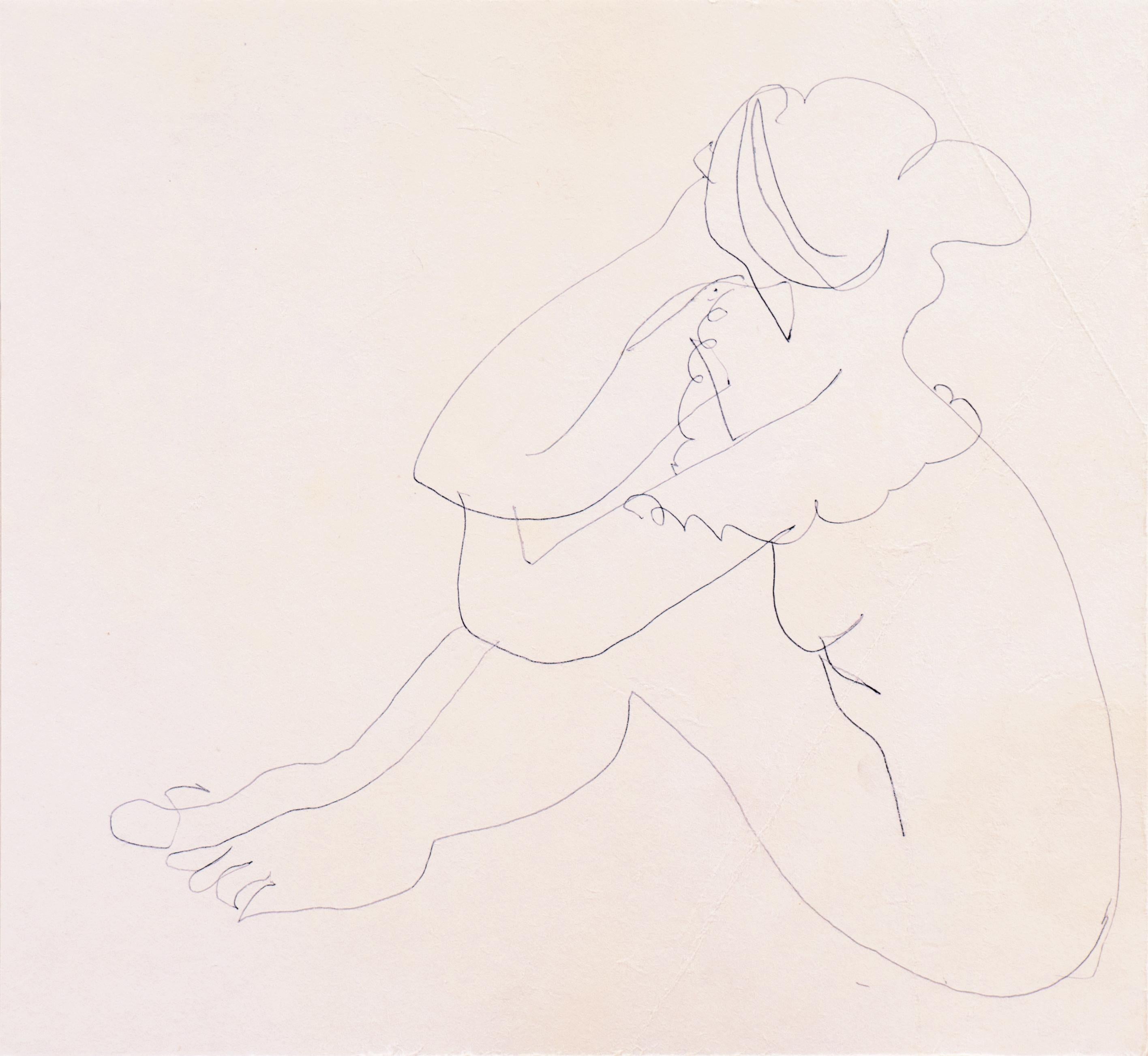 'Seated Nude' Paris, Louvre, Salon d'Automne, Académie Chaumière, LACMA, SFAA