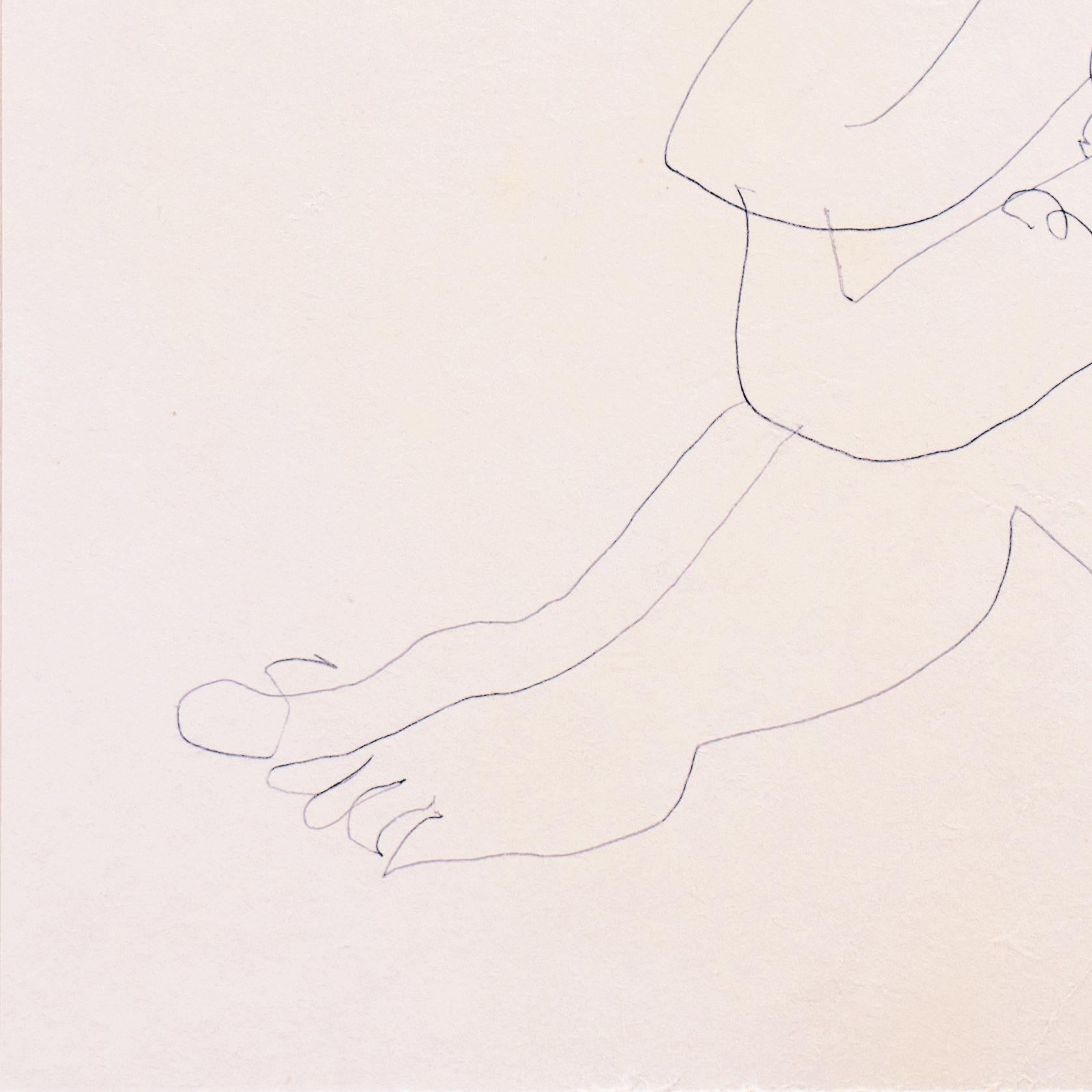 'Seated Nude' Paris, Louvre, Salon d'Automne, Académie Chaumière, LACMA, SFAA For Sale 2