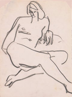 'Seated Nude' Paris, Louvre, Salon d'Automne, Académie Chaumière, LACMA, SFAA