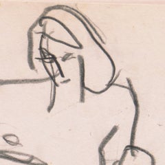 'Seated Nude' Paris, Louvre, Salon d'Automne, Académie Chaumière, LACMA, SFAA