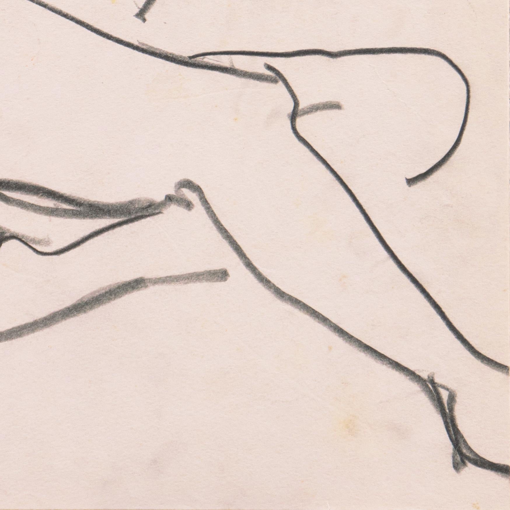 'Seated Nude' Paris, Louvre, Salon d'Automne, Académie Chaumière, LACMA, SFAA For Sale 1