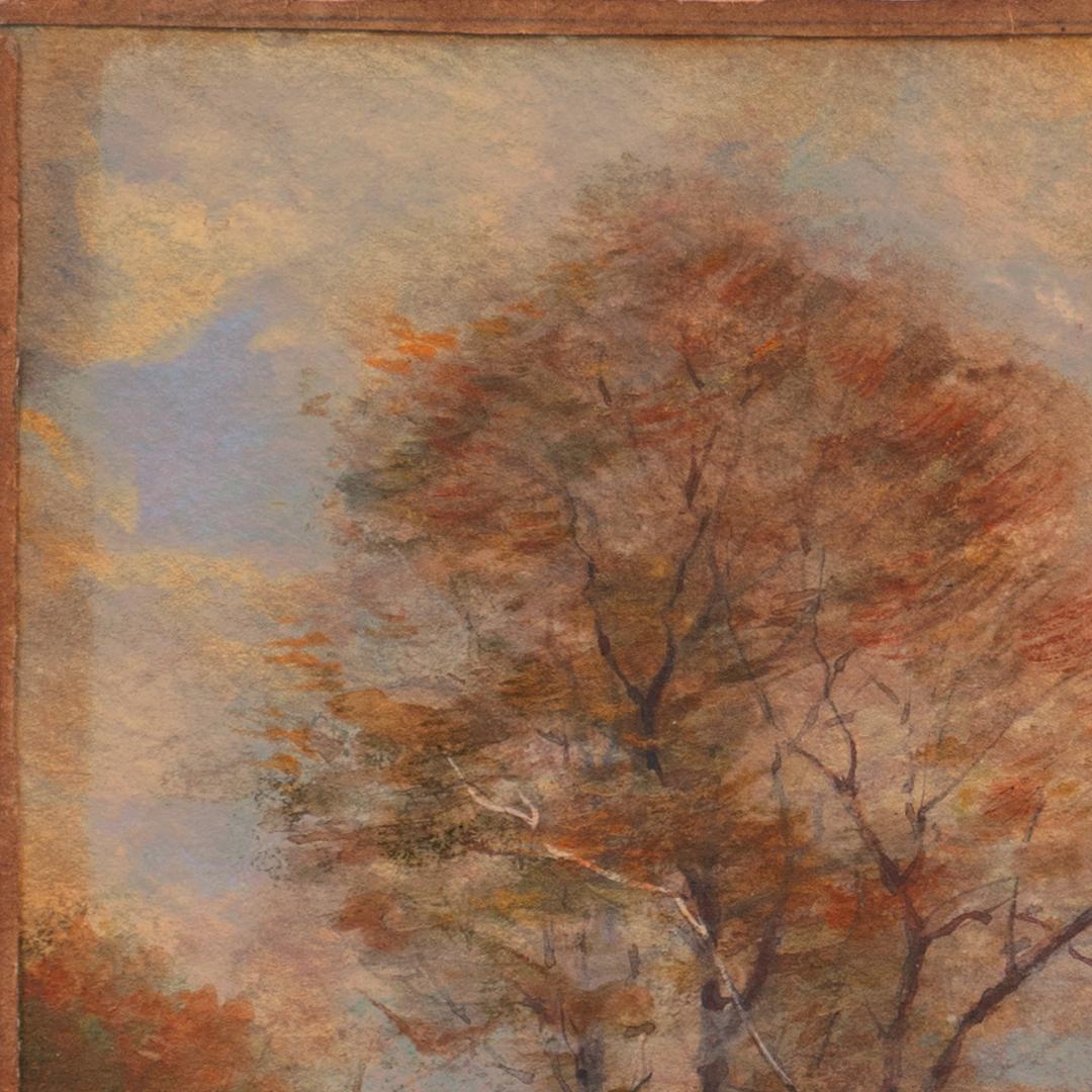 „Evening Fishing“, Sunset River Landscape, Chicago Society of Artists, New York im Angebot 5