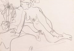 'Seated Nude' Paris, Louvre, Salon d'Automne, Académie Chaumière, LACMA, SFAA