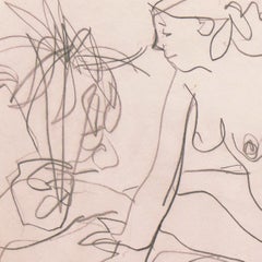 'Seated Nude' Paris, Louvre, Salon d'Automne, Académie Chaumière, LACMA, SFAA