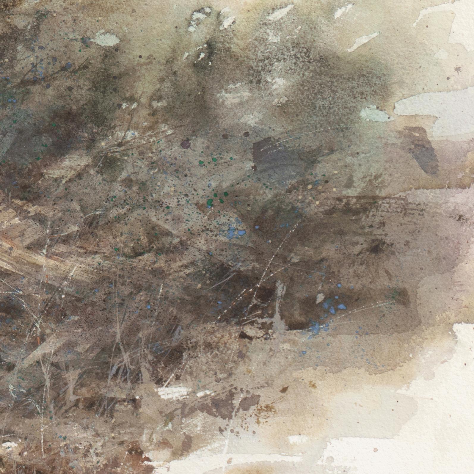 « The Splitting Log », aquarelle en vente 1