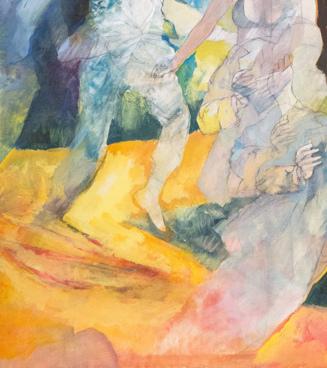 « Figural », Carmel, Californie Post-Impressionniste, école d'art Ruskin, Madrid en vente 1