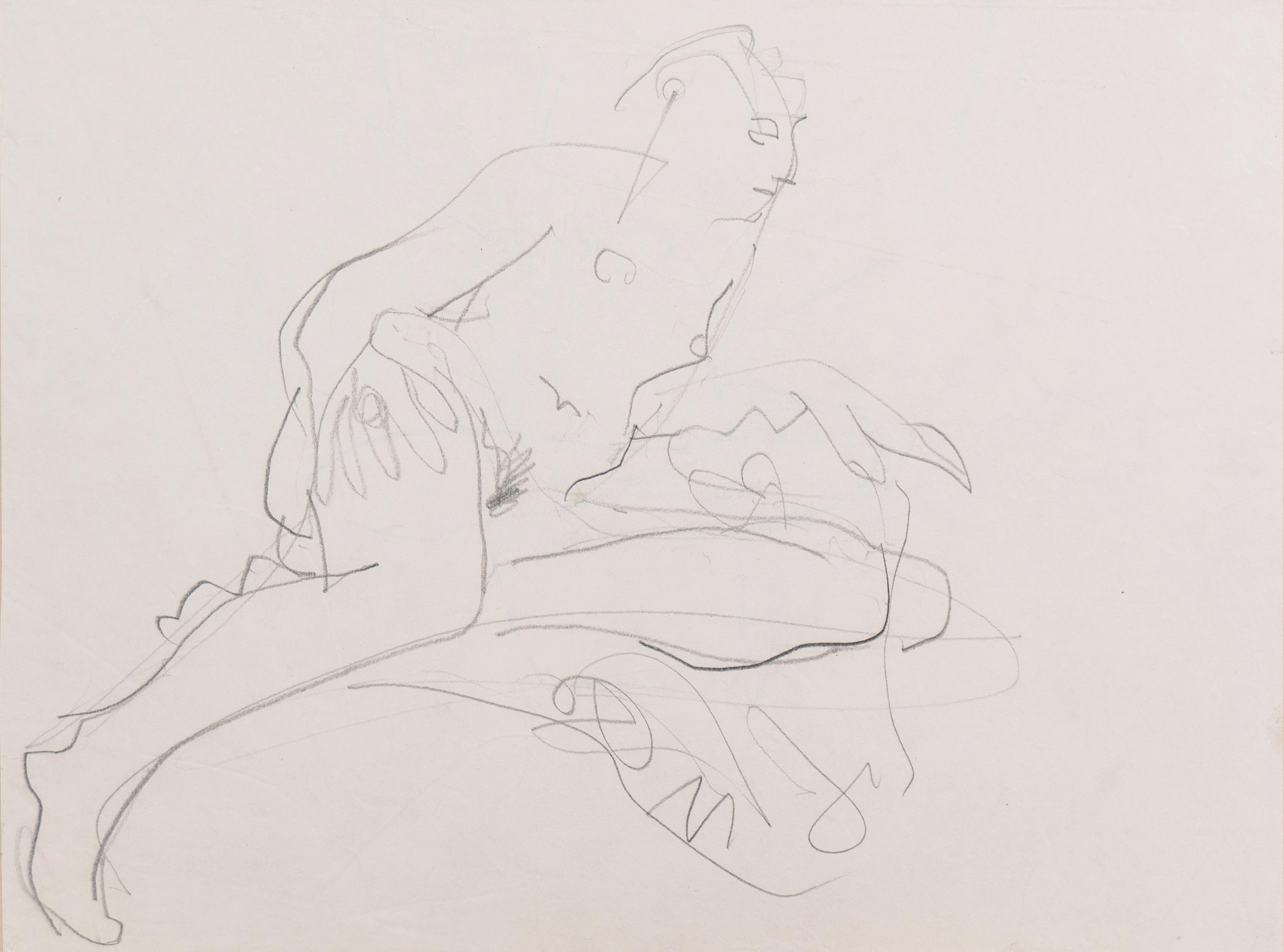 'Seated Nude', Paris, Louvre, Salon d'Automne, Académie Chaumière, LACMA, SFMA