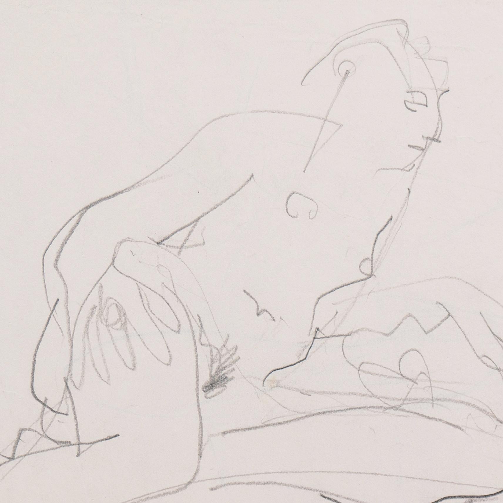 Created circa 1955 by Victor Di Gesu (American, 1914-1988) and stamped verso with certification of authenticity. 

Winner of the Prix Othon Friesz, Victor di Gesu first attended the Los Angeles Art Center and the Chouinard Art School before moving