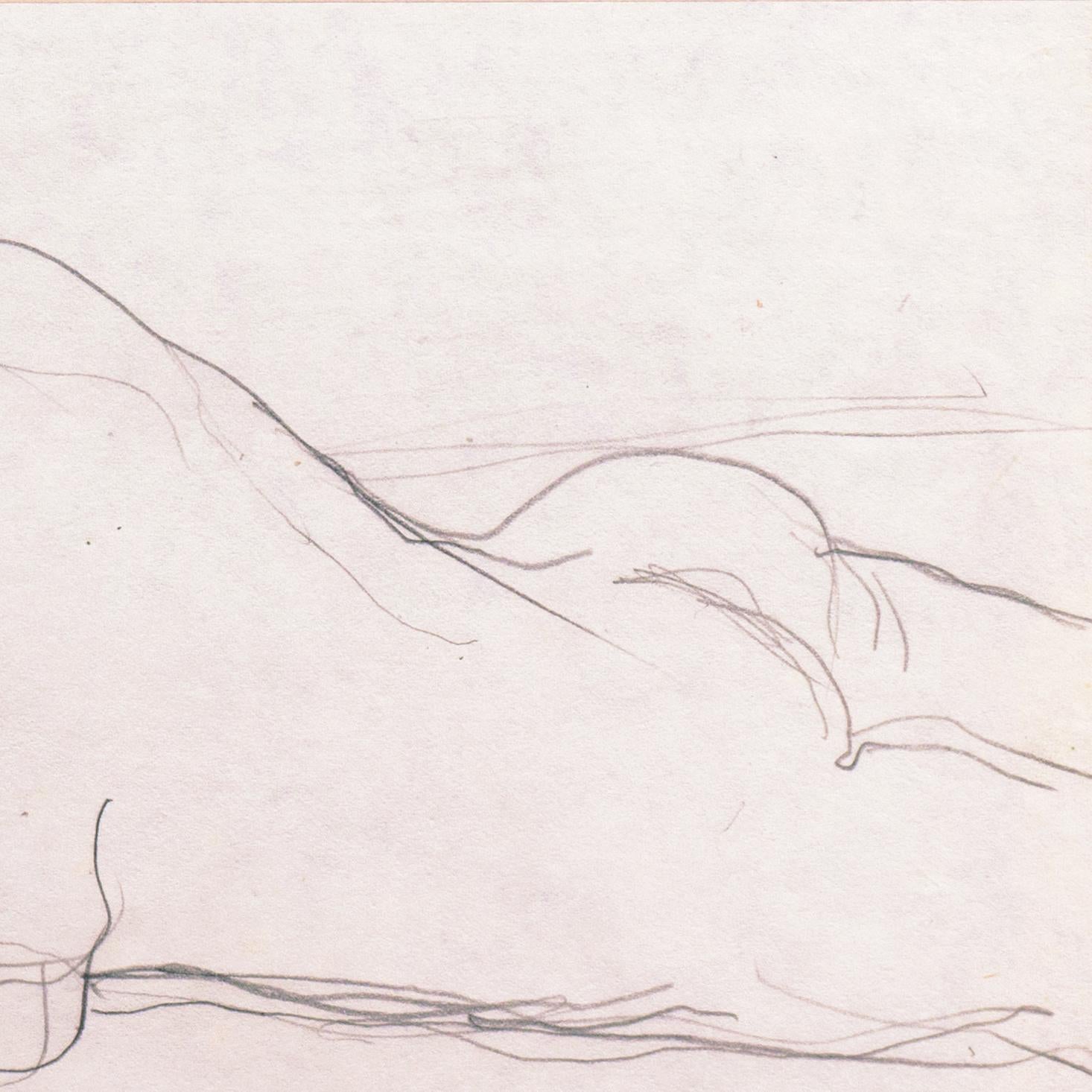 'Reclining Nude', Paris, Louvre, Salon d'Automne, Académie Chaumière, SFAA LACMA For Sale 1