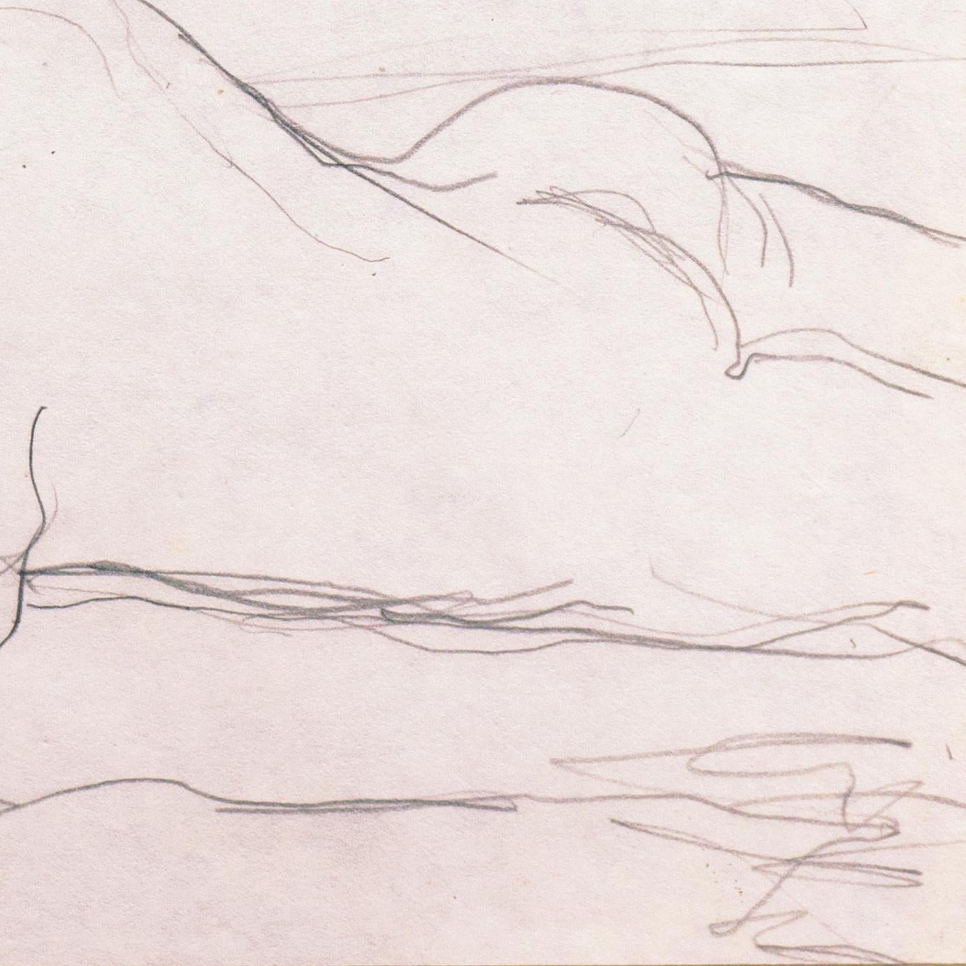 'Reclining Nude', Paris, Louvre, Salon d'Automne, Académie Chaumière, SFAA LACMA For Sale 2