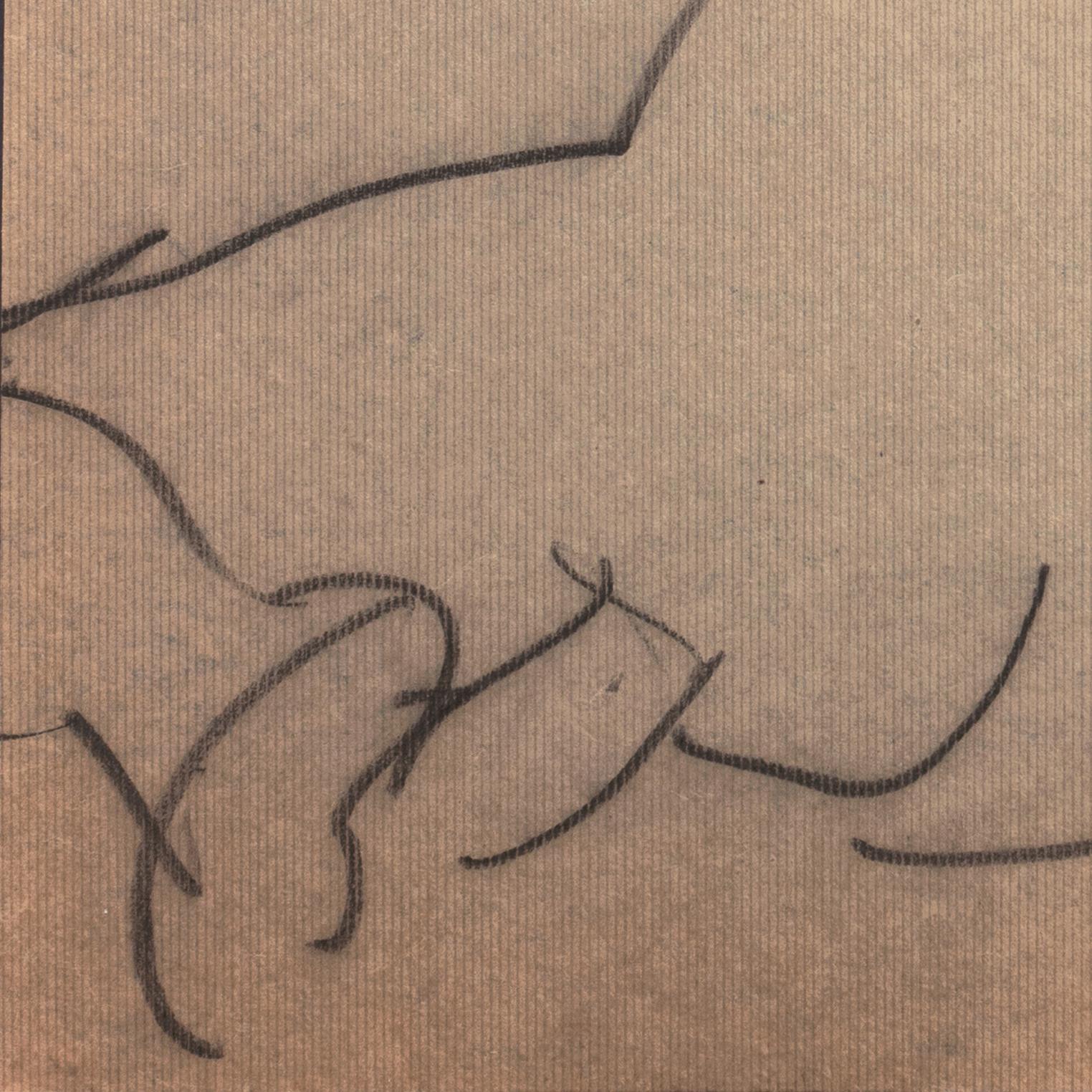 'Seated Nude', Paris, Louvre, Académies Chaumière et Etrangères, LACMA, SFAA For Sale 2