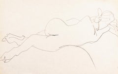"Reclining Nude", Paris, Louvre, Salon d'Automne, Ac. Chaumière, LACMA, SFAA