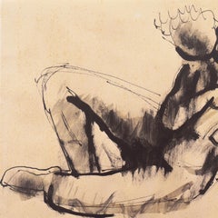 'Reclining Nude', Mid-century German Expressionist, Düsseldorf, Venice Biennale