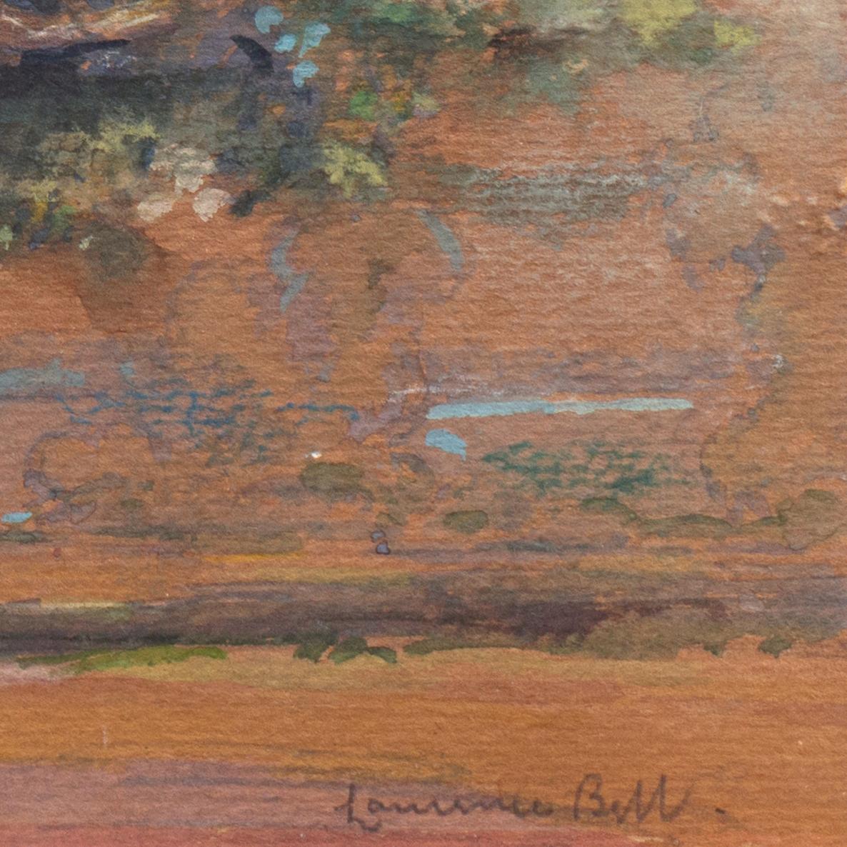 „Der alte Eichenbaum“, Bushey School of Art, Britisch (Braun), Still-Life, von Laurence Bell