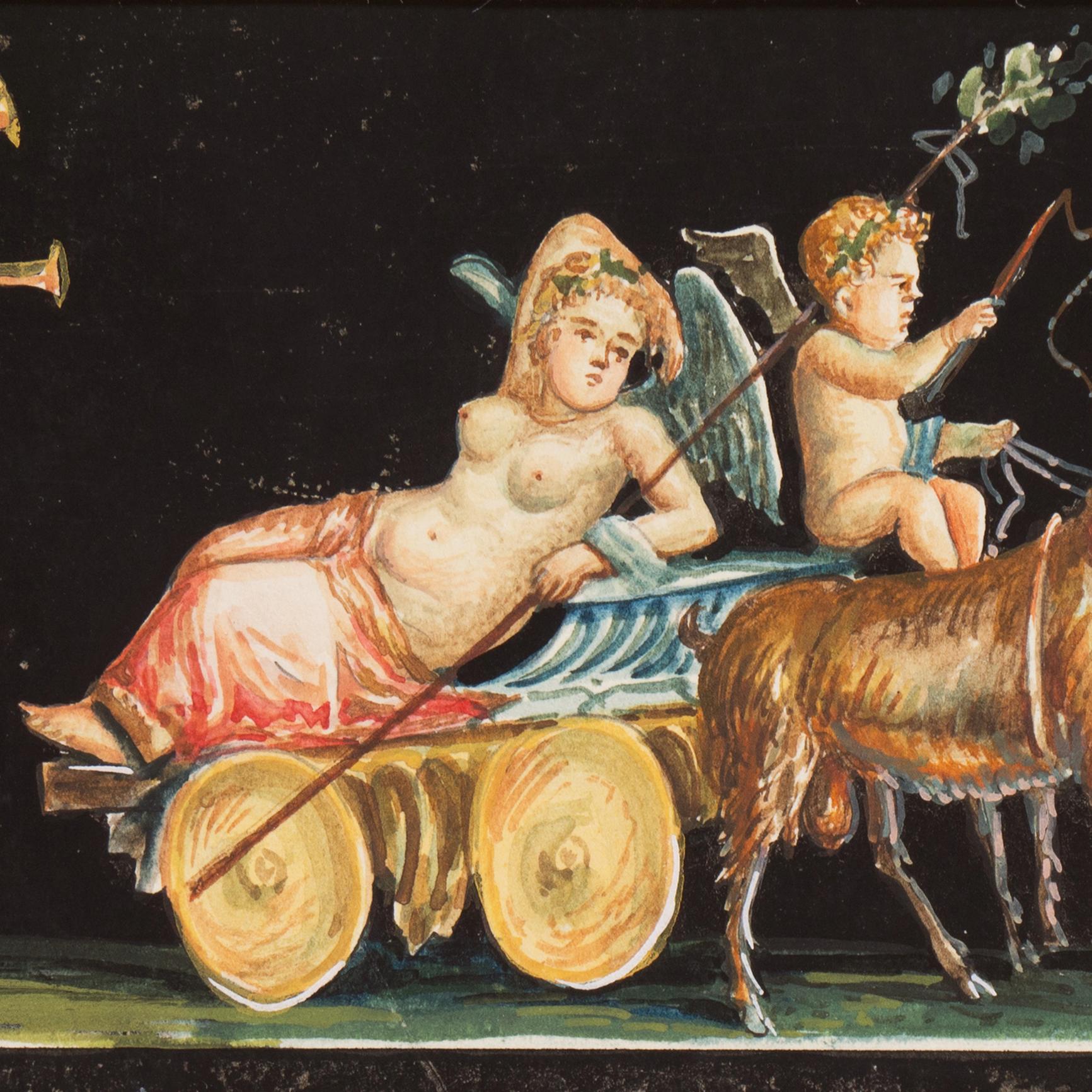 'Bacchanal', Mid-century Pompeii, Roman Mythology, Bacchus, Neo-classical For Sale 2