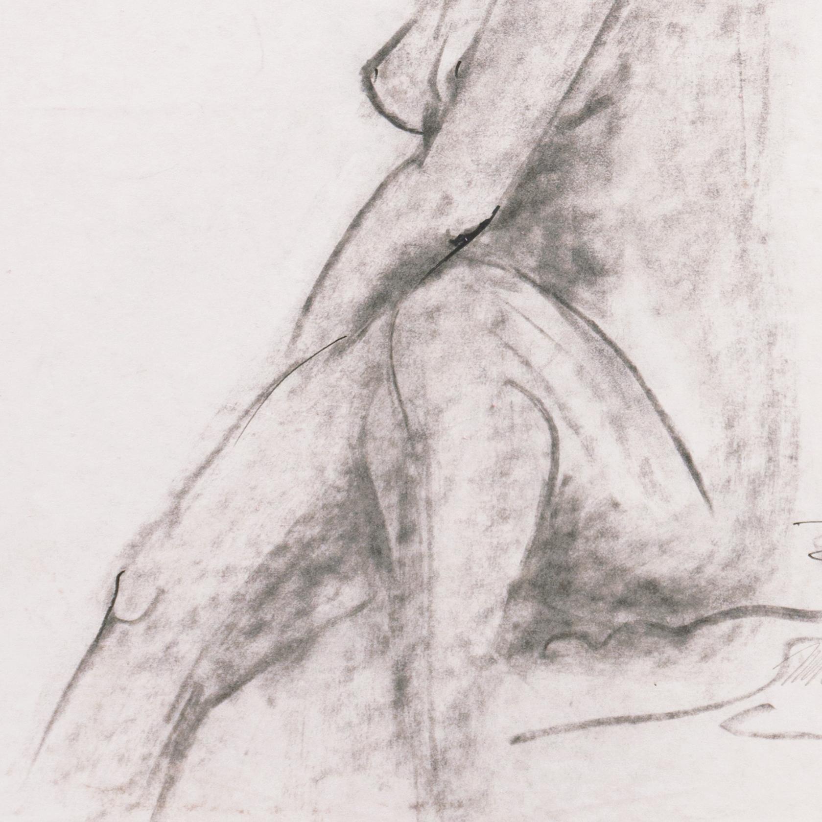 Desnudo sentado