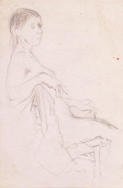 « Seated Nude », Musée d'Art Moderne, Paris, SFAA, LACMA, Femme artiste californienne