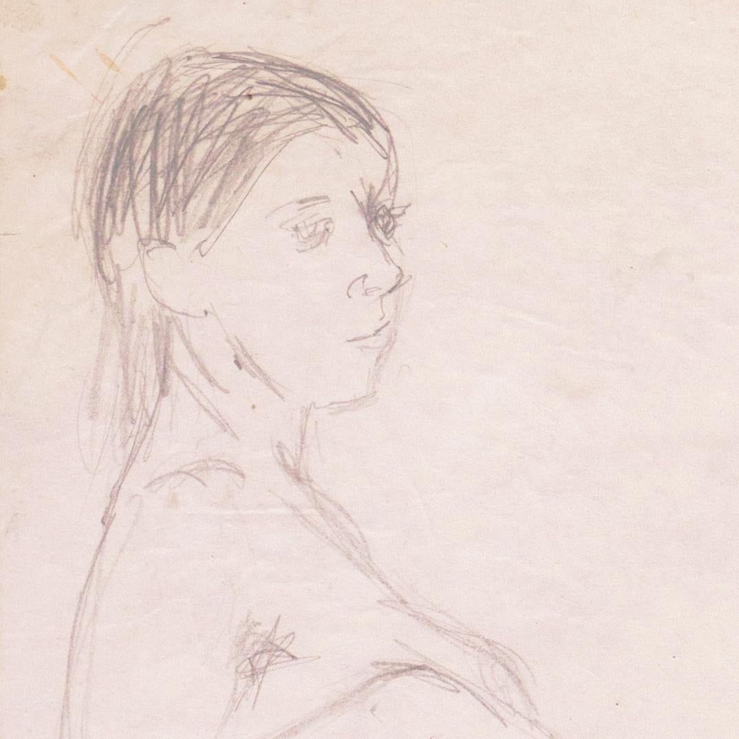 « Seated Nude », Musée d'Art Moderne, Paris, SFAA, LACMA, Femme artiste californienne en vente 1
