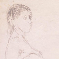 Nudo seduto", Musee d'Art Moderne, Parigi, SFAA, LACMA, California Artista donna