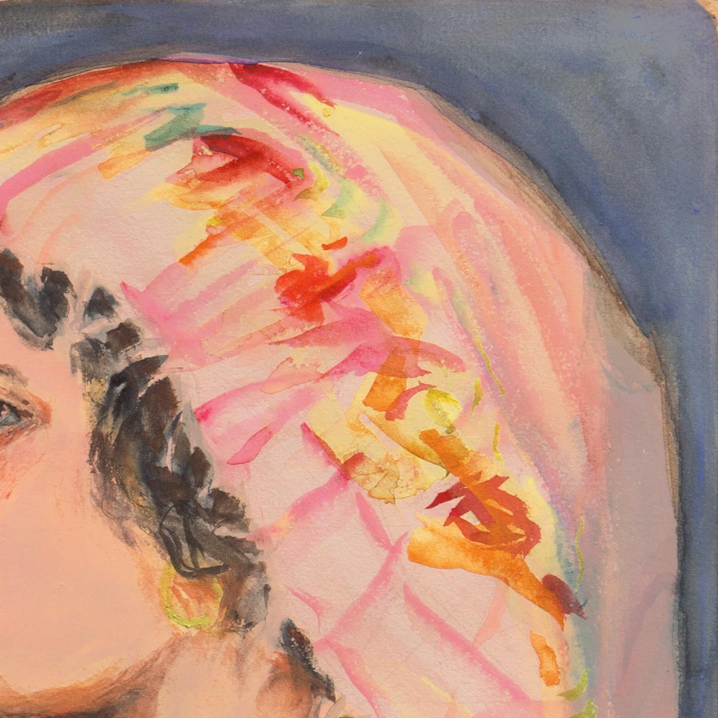 'Woman Wearing a Headscarf', Laguna Beach, California, Art Institute of Chicago For Sale 2