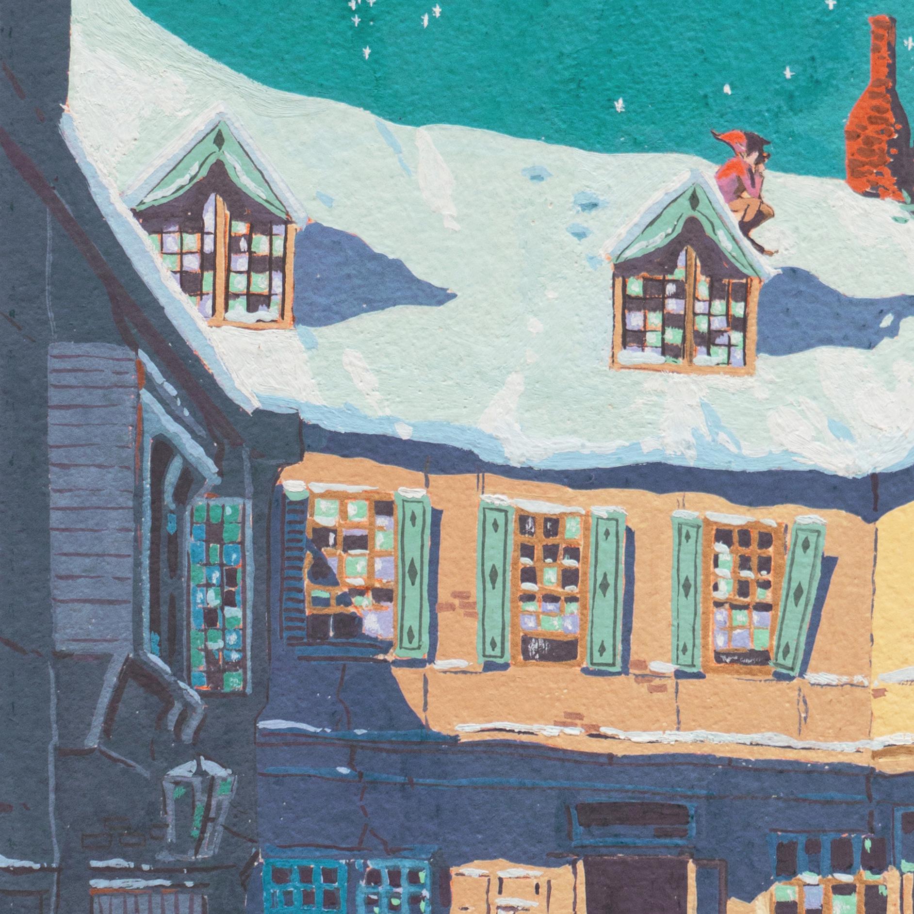 Signed lower left, 'James March Phillips' (American, 1913-1981) and painted circa 1965.

Born in California, James March Phillips first studied in San Francisco at the Jean Turner Art Academy and, later, under Alfred Owles and J. Paget Fredricks. An