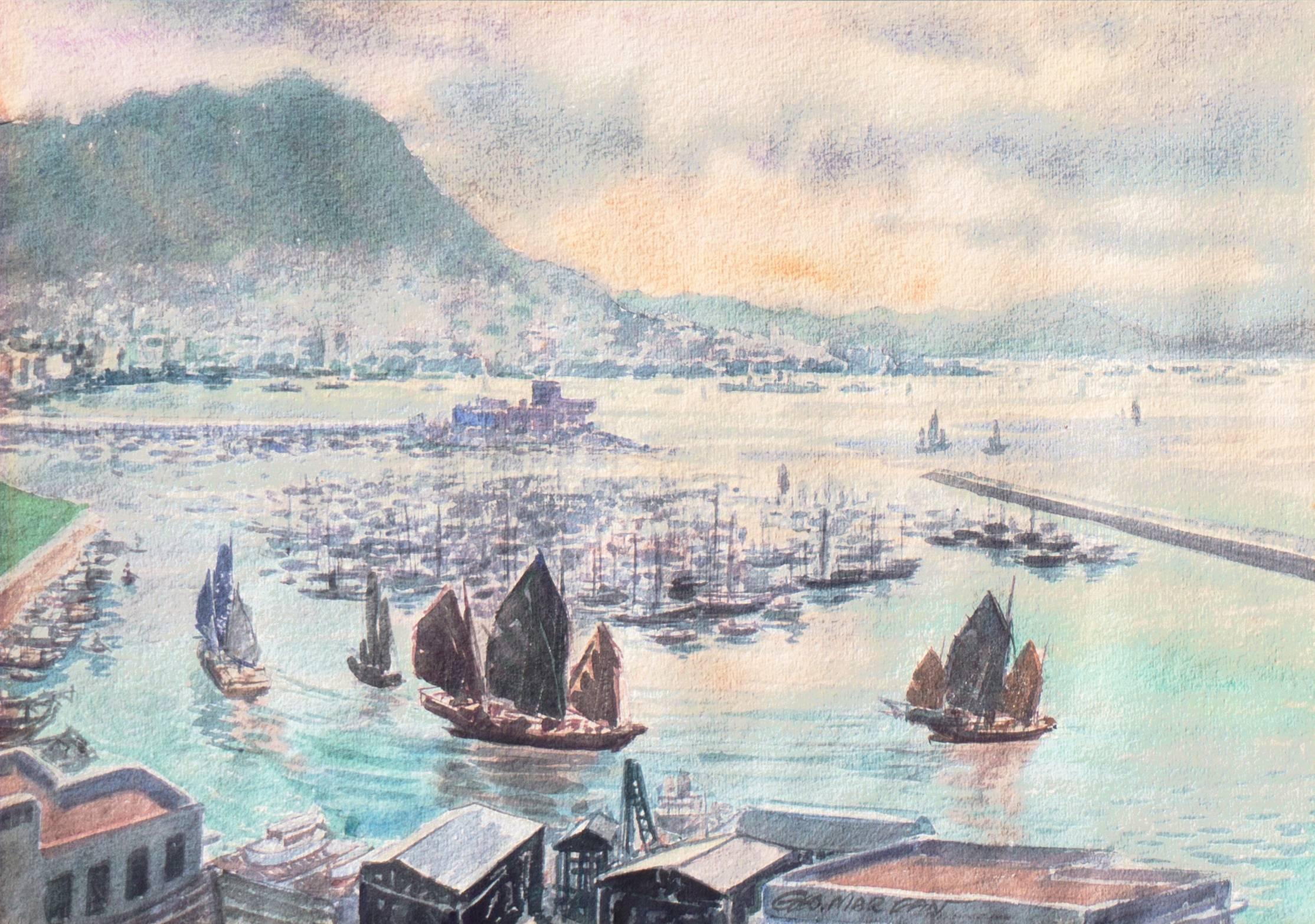 George Marzan Landscape Art - 'Victoria Peak, Hong Kong'