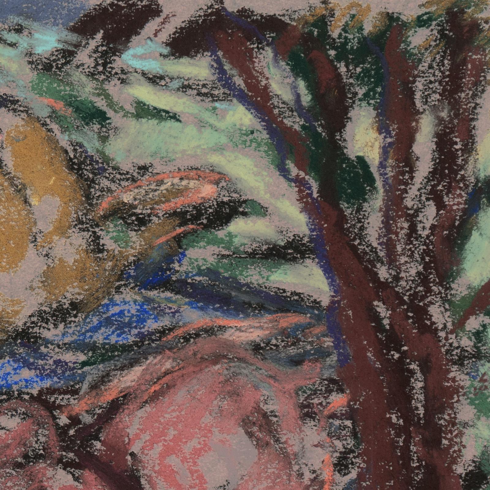 'Picnic in the Shade', Pasadena Art Center, LAAA, Taos, New Mexico, Pittsburgh For Sale 3