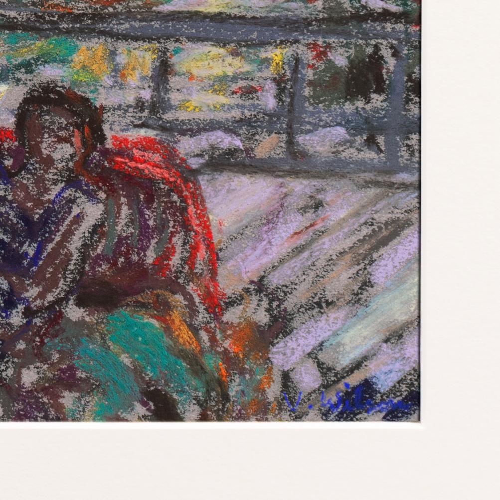 'Lunch on the Patio Deck', Pasadena Art Center, LAAA, Taos, Pittsburgh For Sale 1