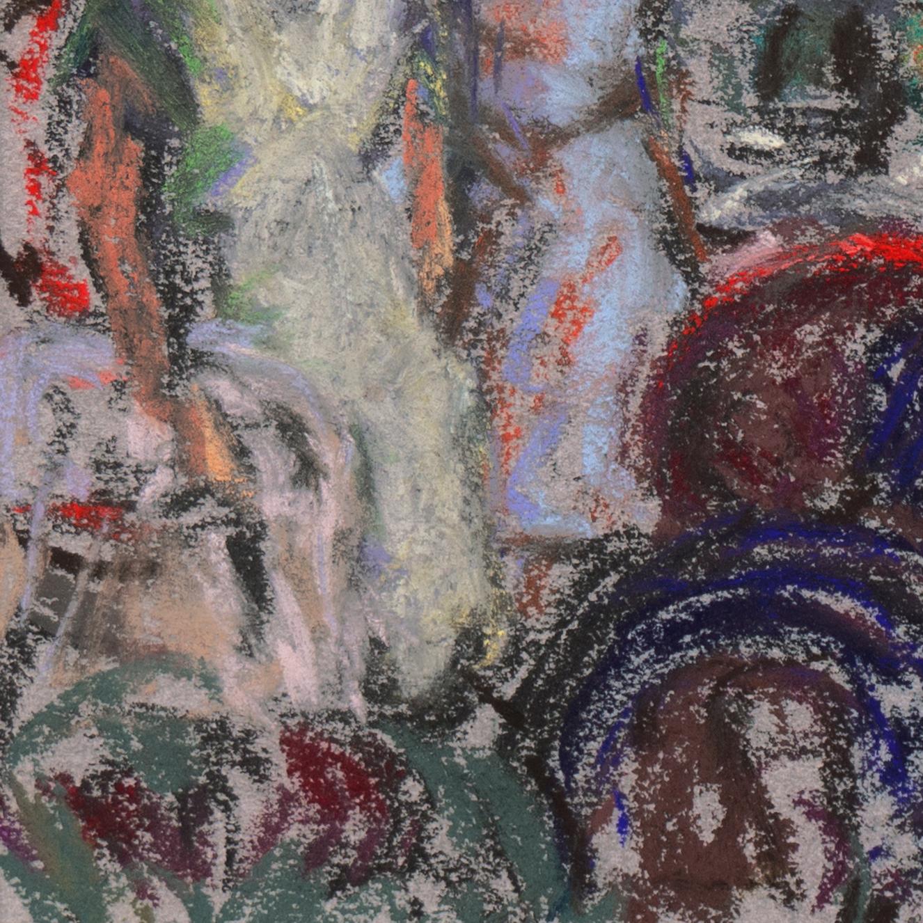 'Lunch on the Patio Deck', Pasadena Art Center, LAAA, Taos, Pittsburgh For Sale 4