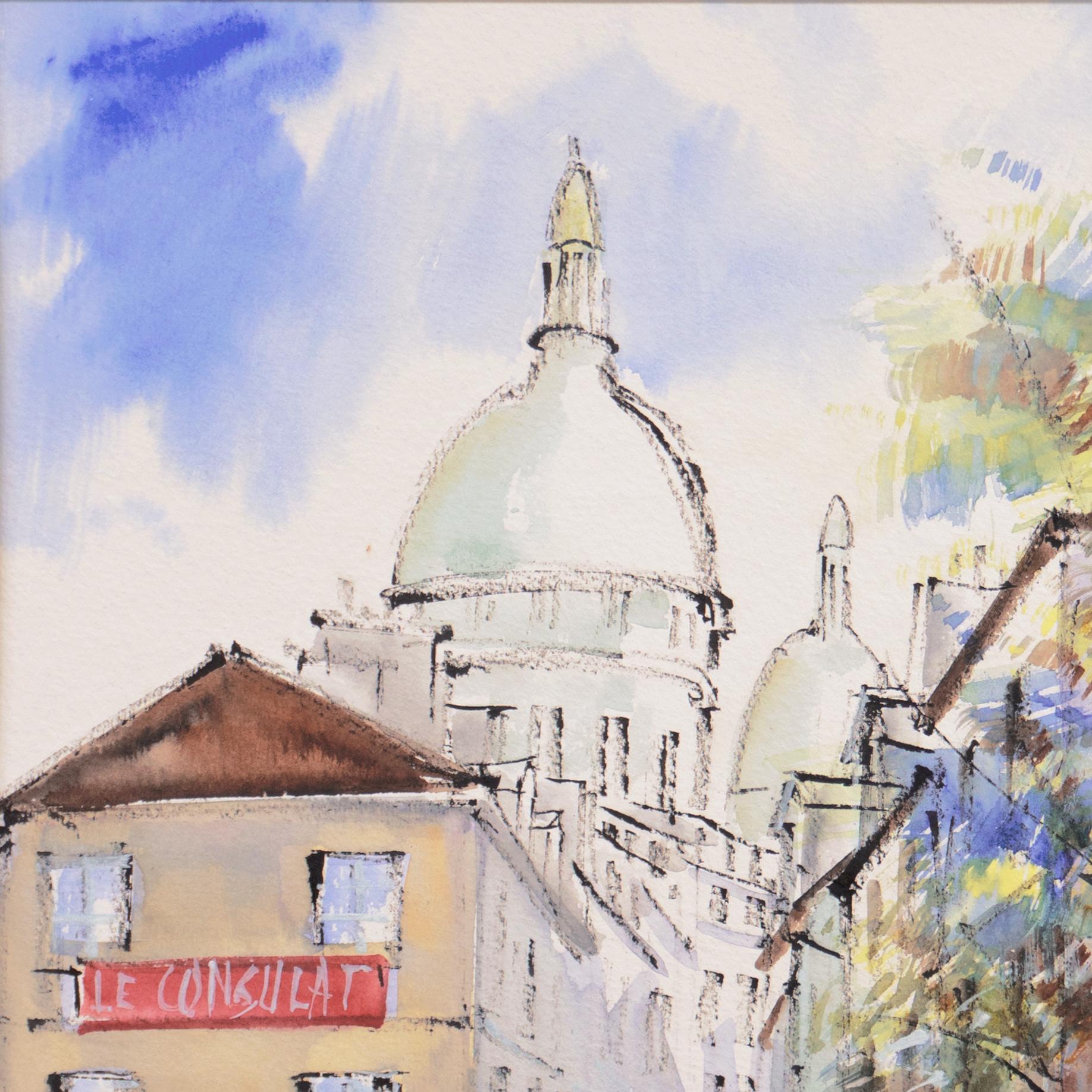 'Le Consulat, Montmartre', Paris Cafe, Cathedral of Sacré-Cœur, Basilica For Sale 1