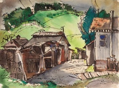'Old San Anselmo, California', Woman Post-Impressionist, Crocker Museum
