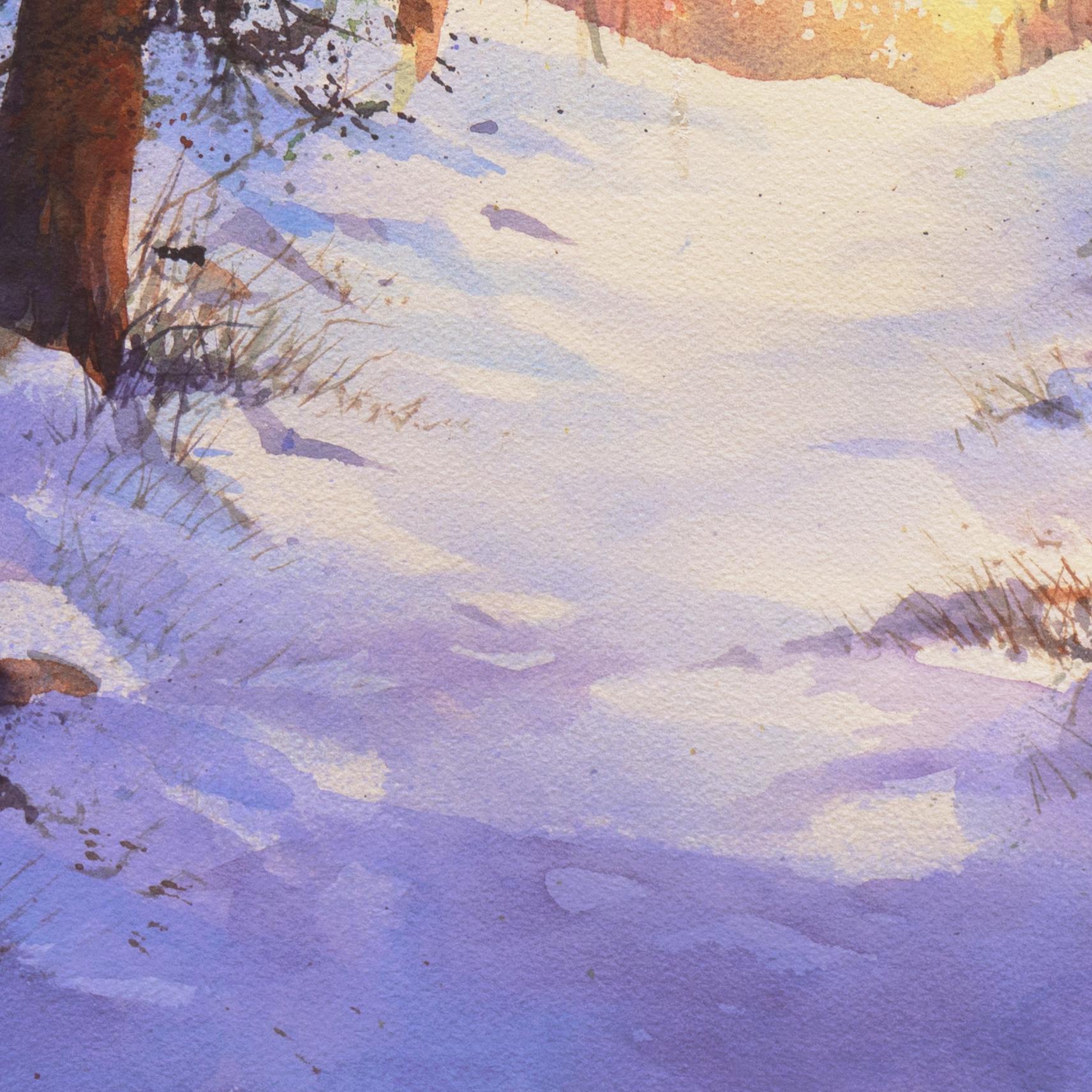 'Snowy Mountain Sunrise', San Francisco Bay Area, San Jose, Washington State For Sale 1