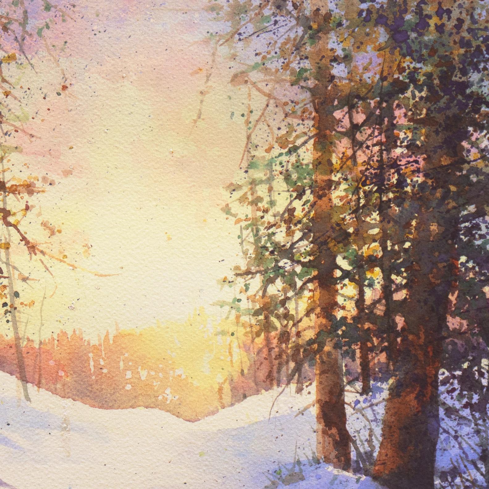 'Snowy Mountain Sunrise', San Francisco Bay Area, San Jose, Washington State For Sale 4
