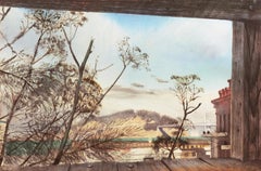 'Yerba Buena from Telegraph Hill', San Francisco, Bay Bridge, California