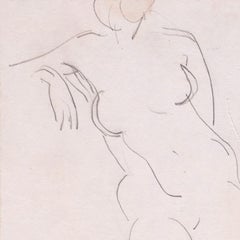 'Standing Nude' Paris, Louvre, Salon d'Automne, Académie Chaumière, LACMA, SFAA