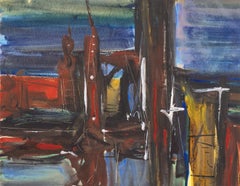Abstrakte Zeichnungen und Aquarelle