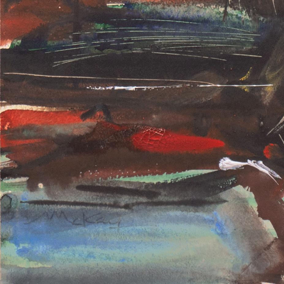 'Abstract, Red and Blue', National Gallery of Canada, NYMoMA, Paris, Chaumière - Art by Arthur McKay