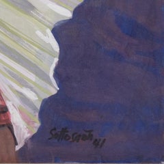 'Tehuantepec Woman', WPA, California, Oaxaca, Rivera, GGIE, ASL, NY MoMA