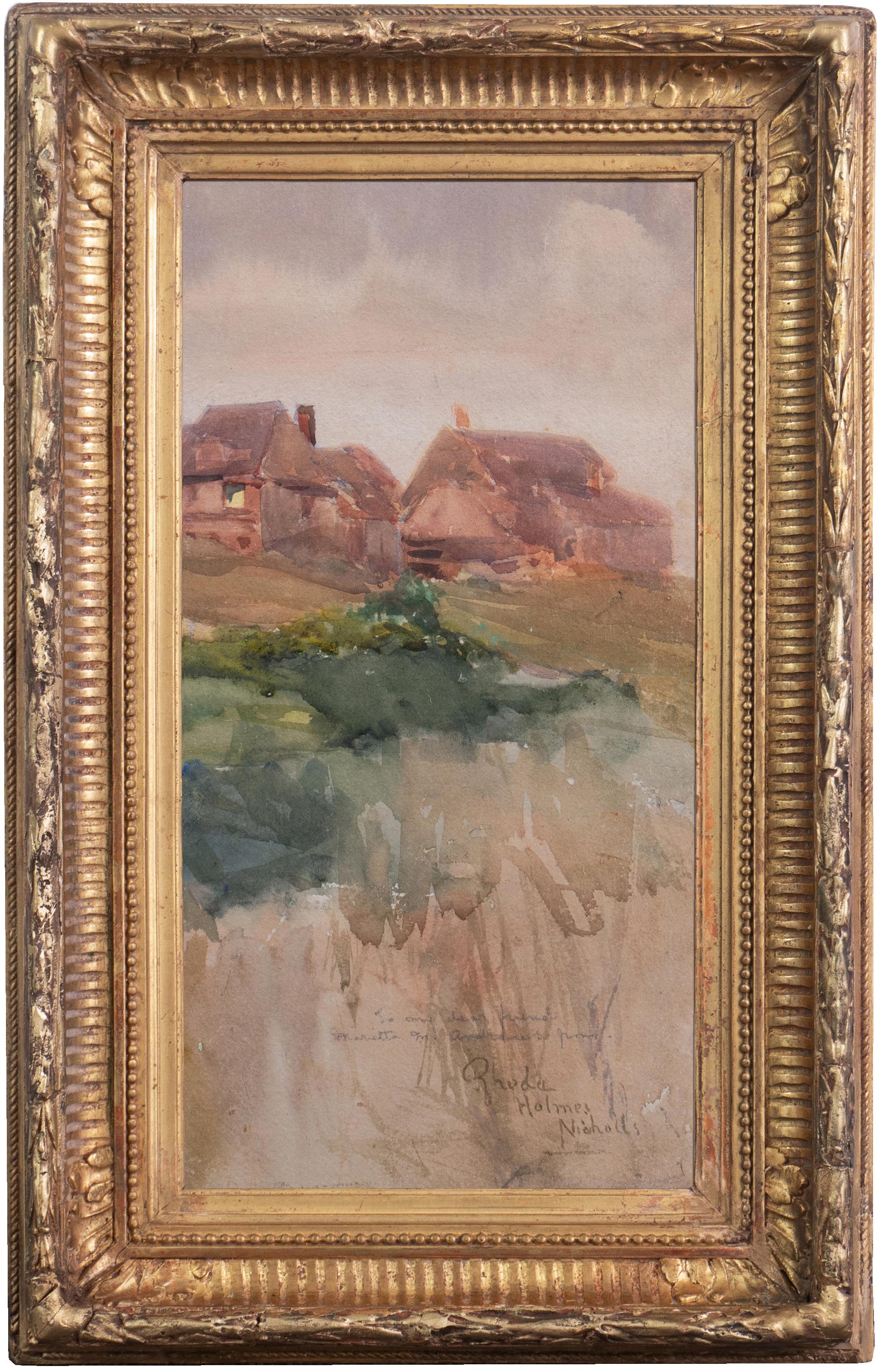 Landscape Art Rhoda Holmes Nicholls - Paysage", New York, Boston Art Club, Londres, PAFA, AWS, NAD, Benezit