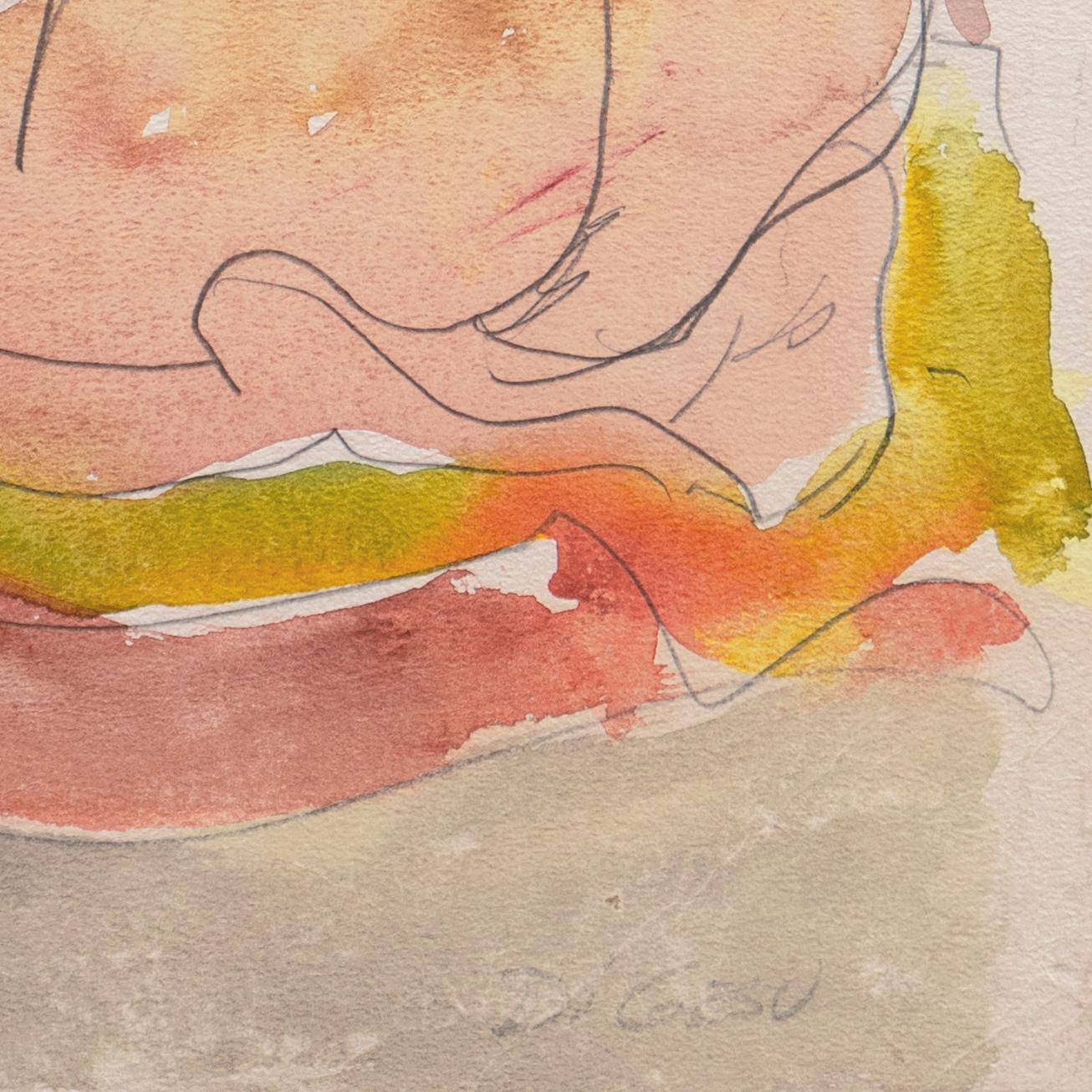 'Kneeling Nude', Louvre, Académie Chaumière, LACMA - Post-Impressionist Art by Victor Di Gesu