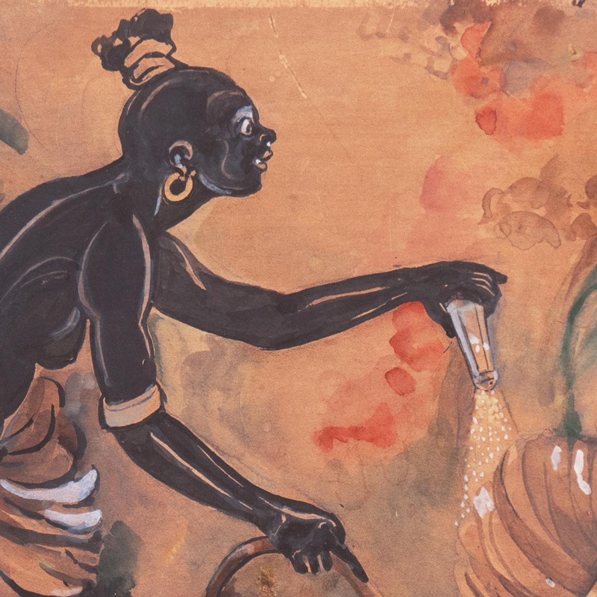 « Josephine Baker Dancing in Paris », 1925, théâtre français, Chaplin, le jonc d'or 2