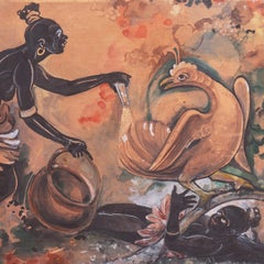 „Josephine Baker tanzend in Paris“, 1925, Französisches Theater, Chaplin, Der goldene Binsen