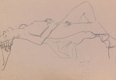 "Reclining Nude", Paris, Louvre, Salon d'Automne, Ac. Chaumière, LACMA, SFAA