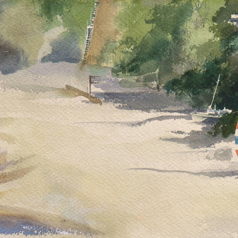 'Windsurfers at Laguna Beach', National Academy, National Watercolor Society  For Sale 2